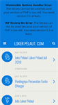 Mobile Screenshot of lokerpelaut.com
